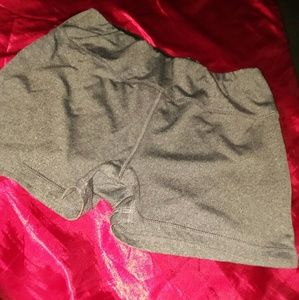Gray Spandex Shorts